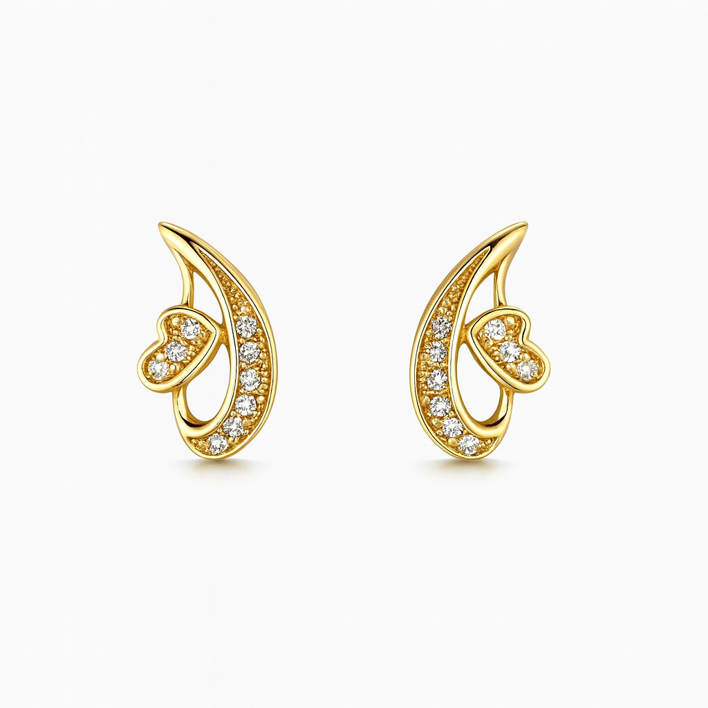 Half Butterfly Earrings