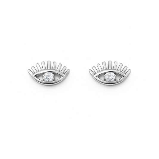 Small Eye Stud Earrings