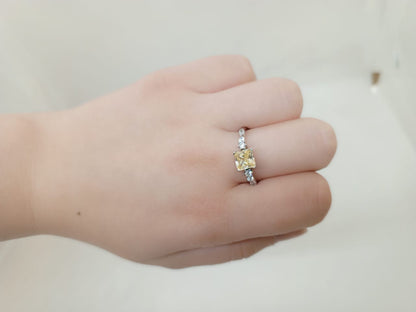 Square Yellow Ring