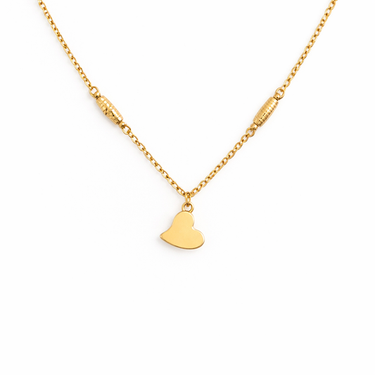 Delicate Heart Charm Necklace