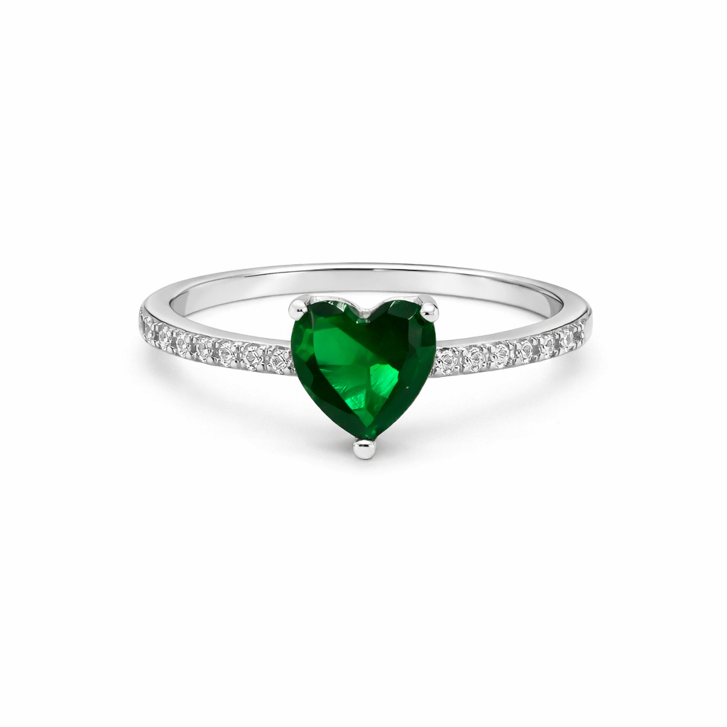 Colored Heart Ring