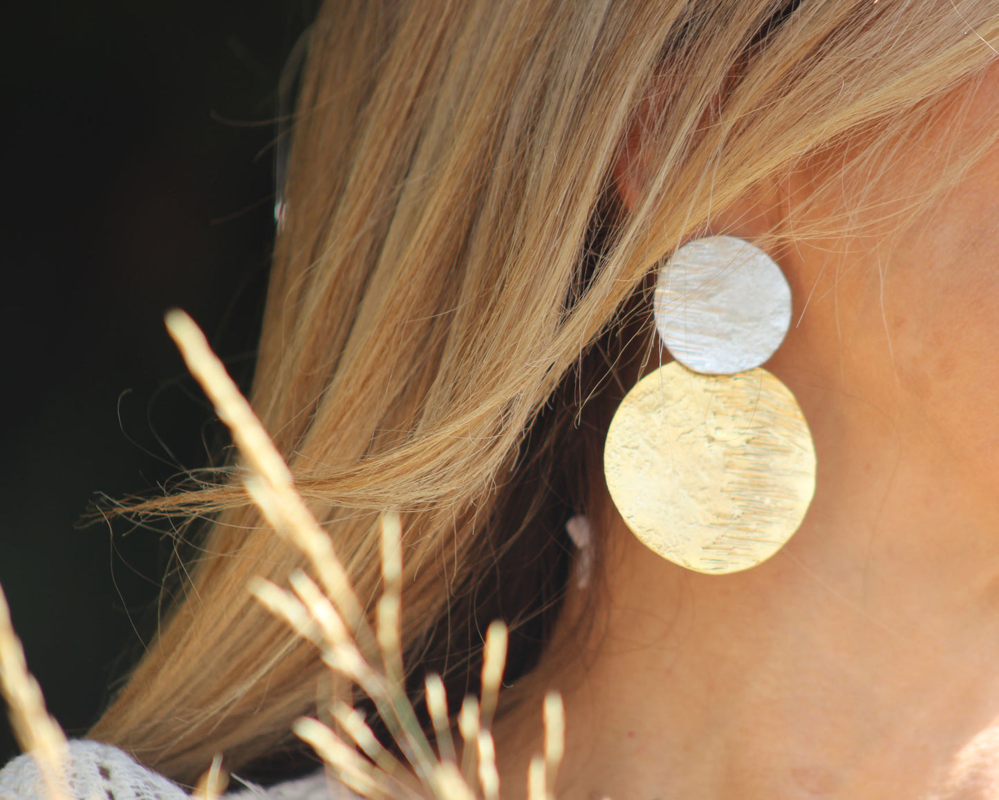 Jenny Double Circle Earrings