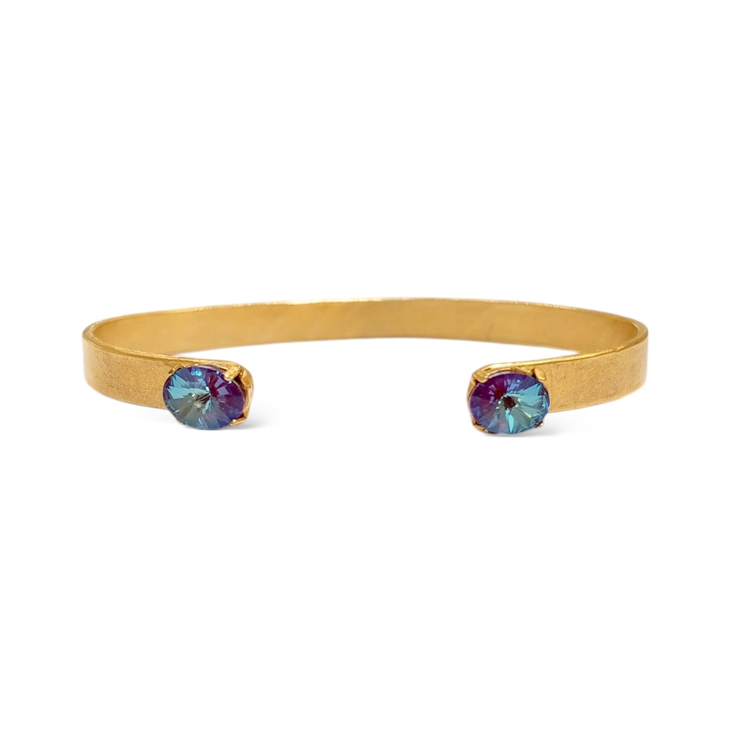 Oval Holographic Swarovski Stone Bangle