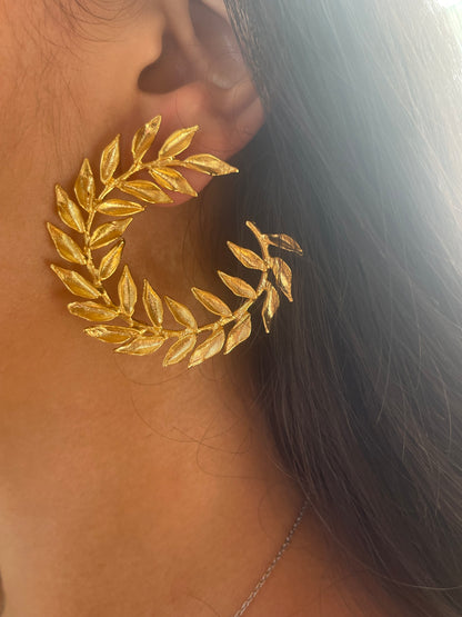 Plain Laurel Earrings