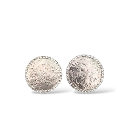 Round Zircon Earrings