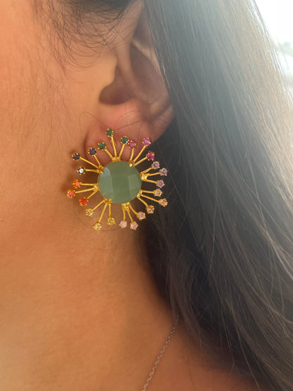 Starburst Gem Earrings