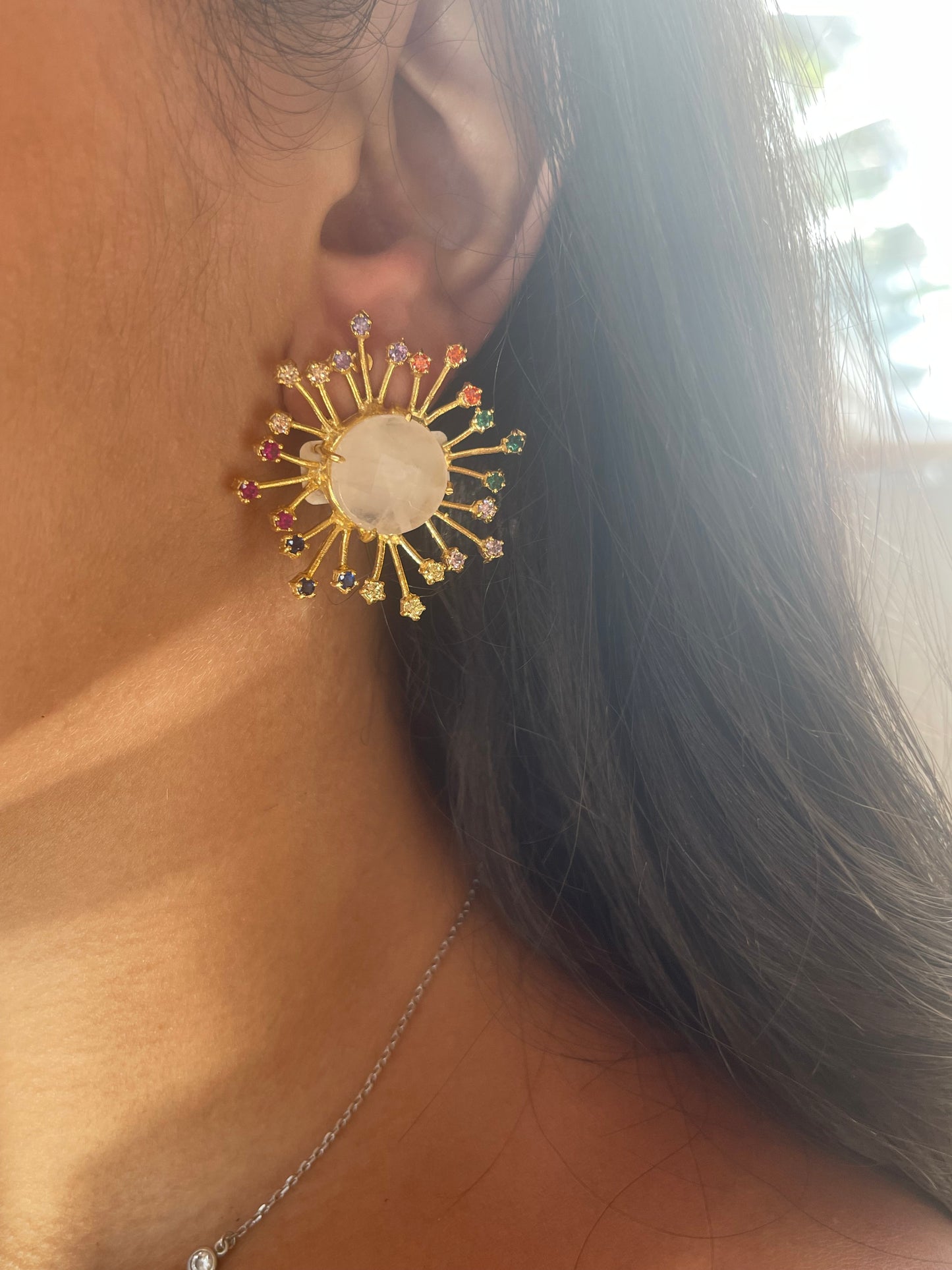 Starburst Gem Earrings