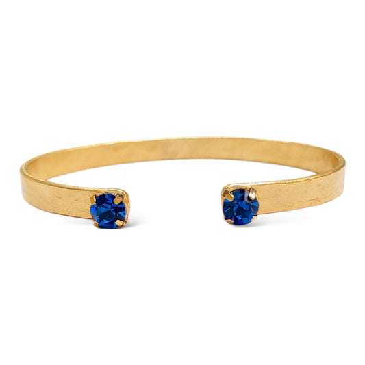 Mini Round Royal Blue Swarovski Bangle