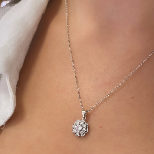 Flower Pendant Necklace