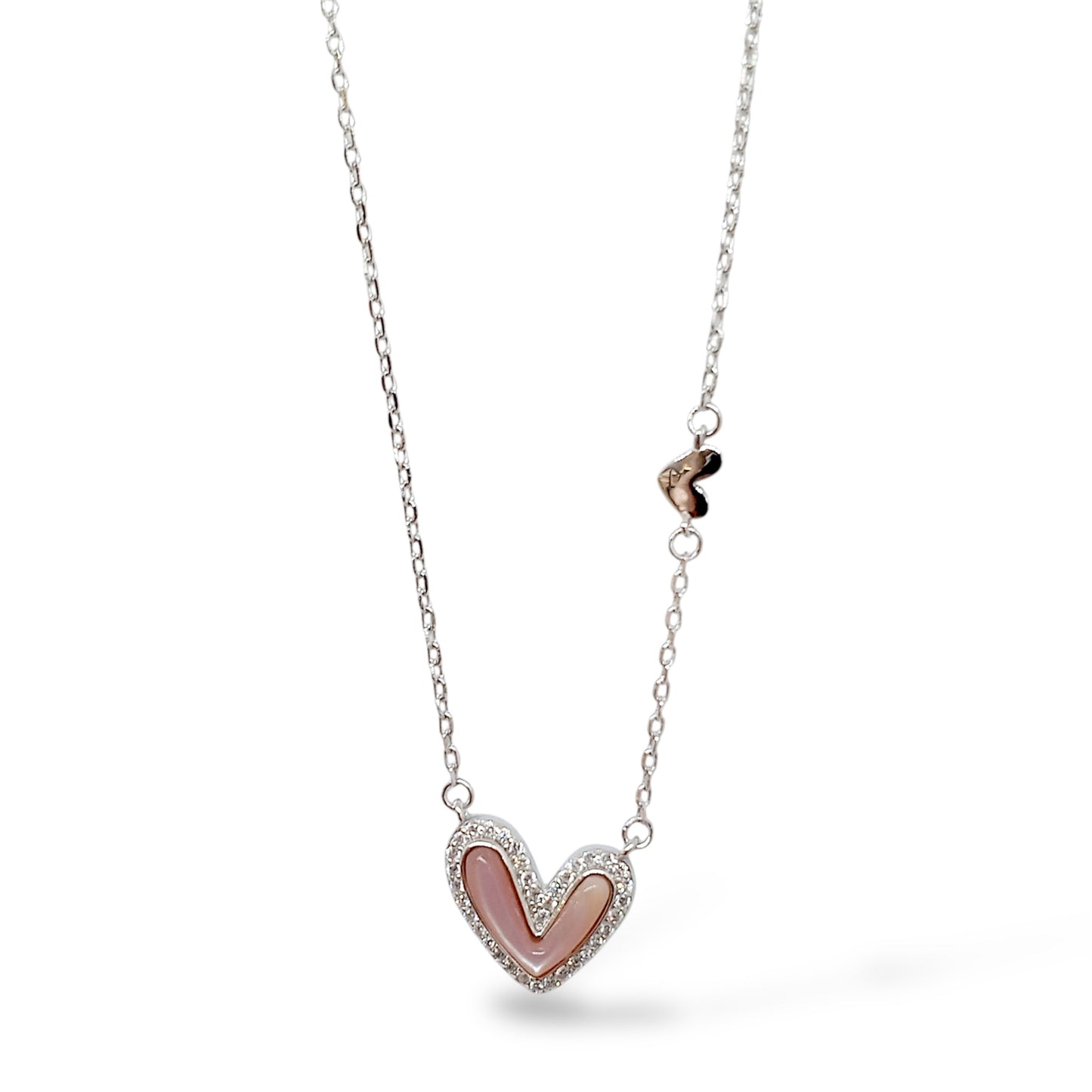 Blush Heart Necklace