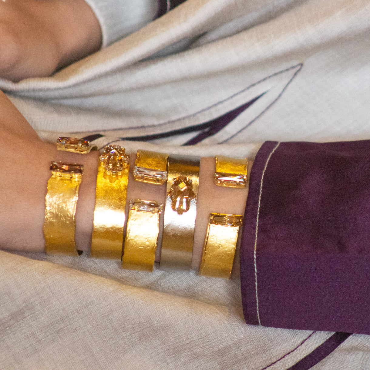 Swarovski Stone Kaf Bangle