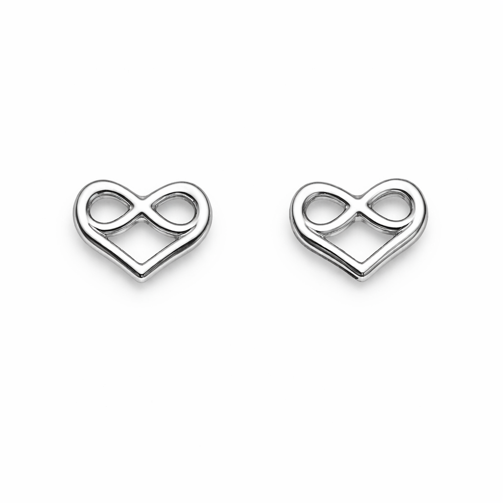 Heart Infinity Earrings