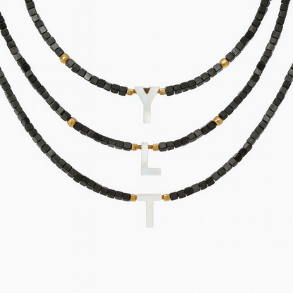 Mother of Pearl Letter Chocker