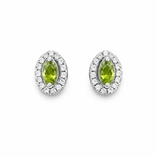 Olive Marquise Earrings