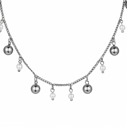 Pearl Silver Anklet