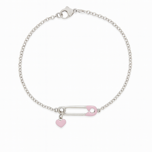 Pink Pin Bracelet