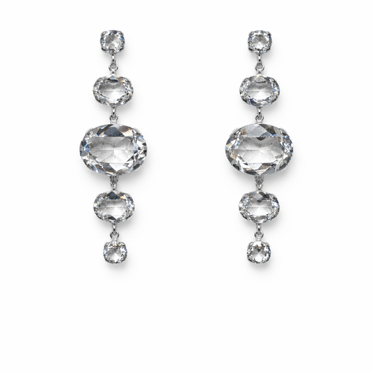 Plain Swarovski Drops Earrings