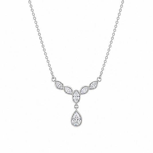 Teardrop Tiara Necklace