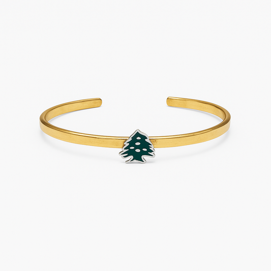 Green Cedar Bangle