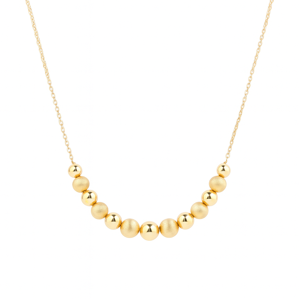 Golden Balls Necklace
