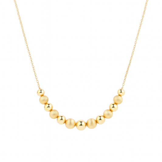 Golden Balls Necklace