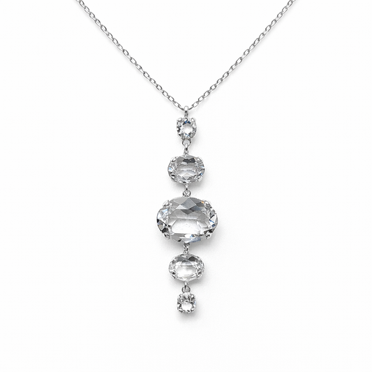 Plain Swarovski Drops Necklace