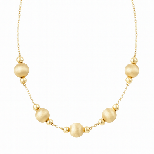 2.0 Golden Balls Necklace