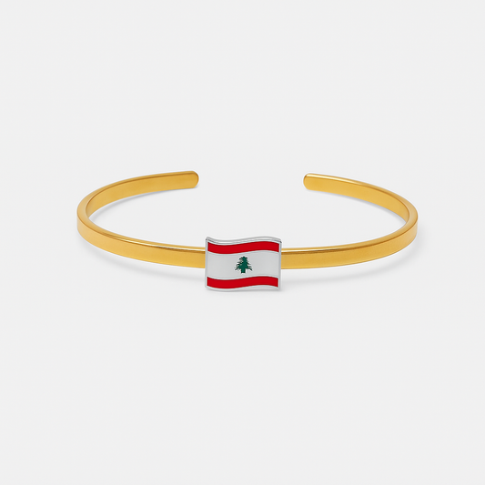 Lebanese Flag Bangle