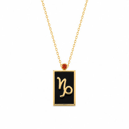 Zodiac Pendants With Birthstone