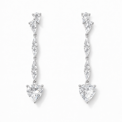 Princess Heart Earrings