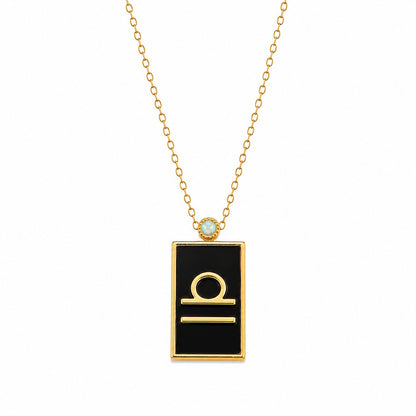 Zodiac Pendants With Birthstone