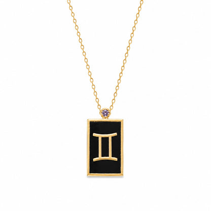 Zodiac Pendants With Birthstone