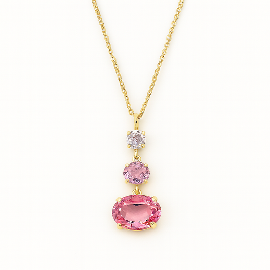 Shades Of Pink Swarovski Necklace