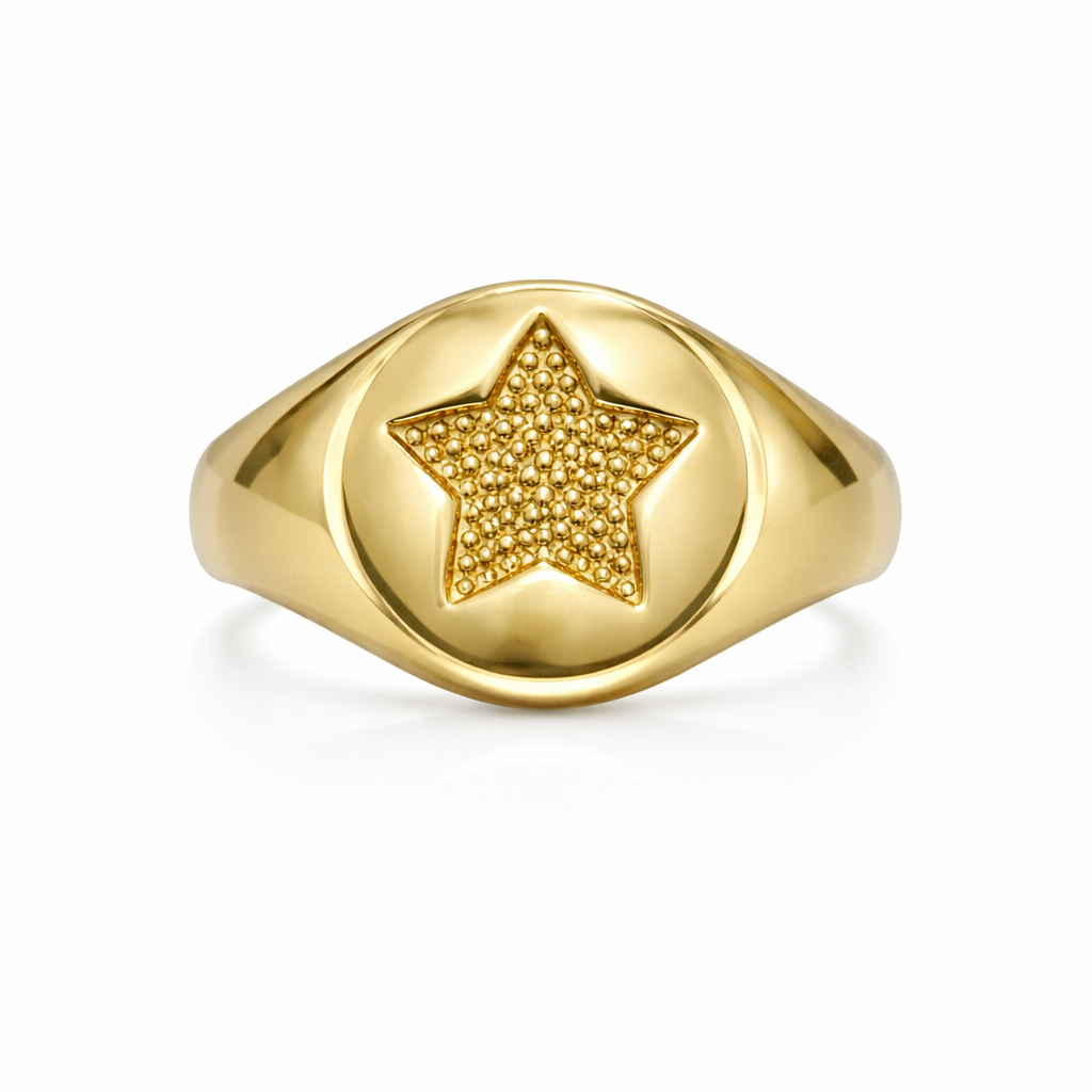 Dotted Star Ring
