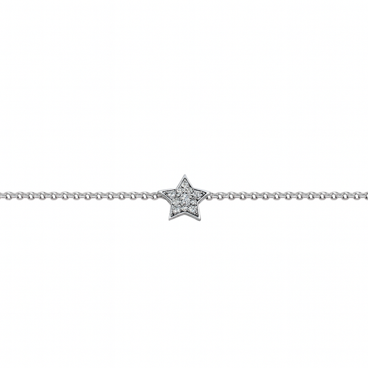 Tiny Zircon Star Bracelet