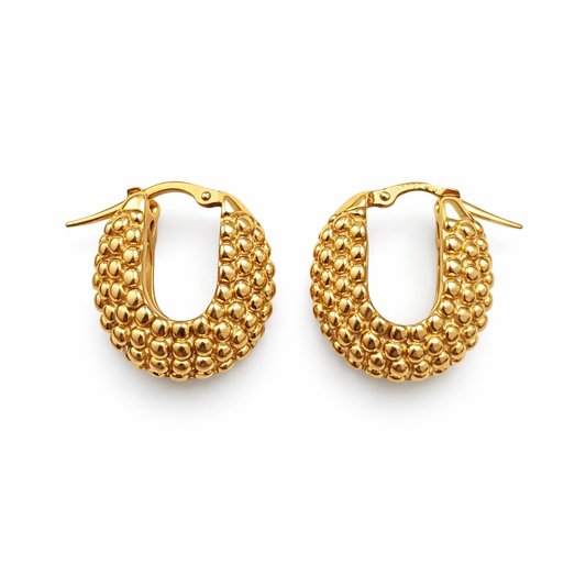 Bubble Vintage Hoop Earrings