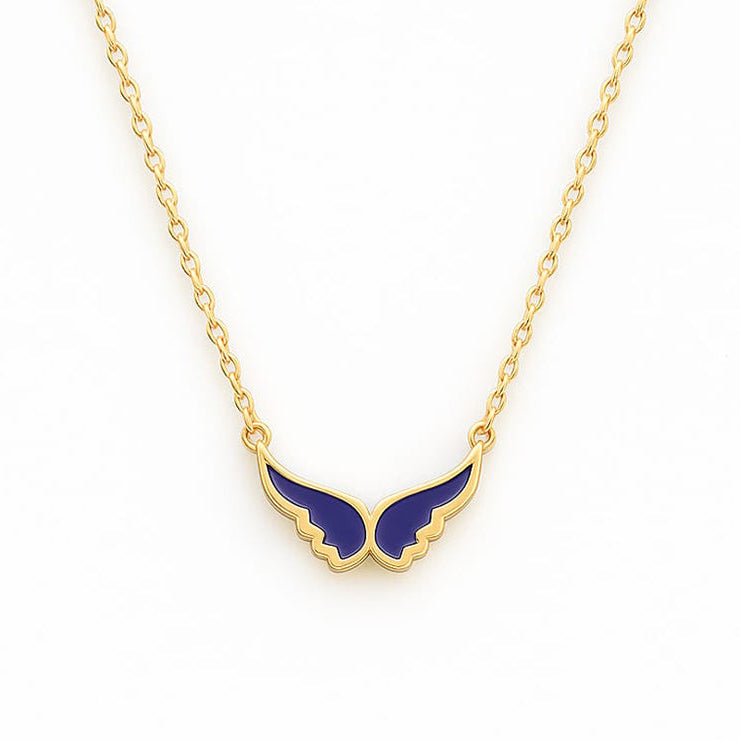 Colored Small Wing Necklace