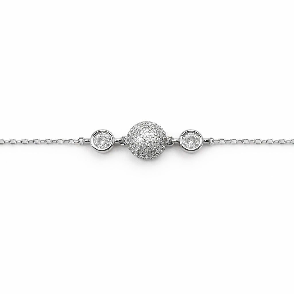 Round Zircon Bracelet
