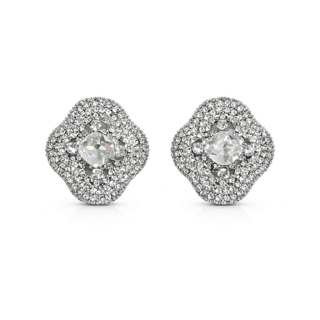 Full Zircon Earrings